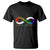 Autism Acceptance T Shirt Different Not Less Spectrum Rainbow Infinity TS02 Black Printyourwear