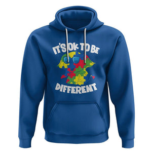 Autism Awareness Day Hoodie It's Okay To Be Different Elephant TS01 Royal Blue Printyourwear