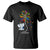 Autism Awareness Elephant T Shirt In A World Where You Can Be Anything Be Kind Colorful Sunflower Ribbon TS02 Black Printyourwear