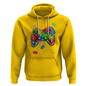 Autism Awareness Gamer Hoodie Video Game Control Puzzle Piece TS01 Daisy Printyourwear