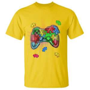 Autism Awareness Gamer T Shirt Video Game Control Puzzle Piece TS01 Daisy Printyourwear