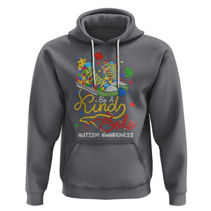 Autism Awareness Hoodie Be A King Sole Puzzle Shoe TS09 Charcoal Printyourwear