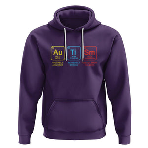 Autism Awareness Hoodie Chemical Elements Periodic Table ASD TS01 Purple Printyourwear