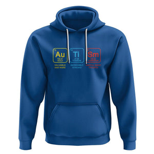 Autism Awareness Hoodie Chemical Elements Periodic Table ASD TS01 Royal Blue Printyourwear