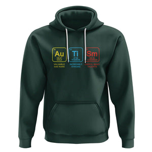 Autism Awareness Hoodie Chemical Elements Periodic Table ASD TS01 Dark Forest Green Printyourwear