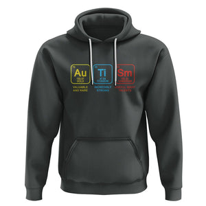 Autism Awareness Hoodie Chemical Elements Periodic Table ASD TS01 Dark Heather Printyourwear