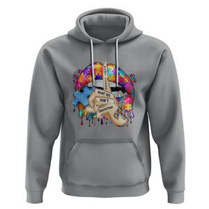 Autism Awareness Hoodie Don't Jundge What You Don't Understand Puzzle Lip TS09 Sport Gray Printyourwear