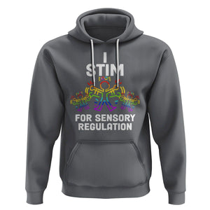 Autism Awareness Hoodie I Stim For Sensory Regulation TS09 Charcoal Printyourwear