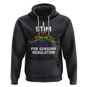 Autism Awareness Hoodie I Stim For Sensory Regulation TS09 Black Printyourwear