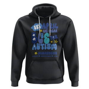 Autism Awareness Hoodie In April We Wear Blue Accept Understand Love TS01 Black Printyourwear