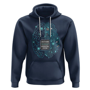 Autism Awareness Hoodie It's Not A Processing Error It's A Different Operating System Autistic TS09 Navy Printyourwear