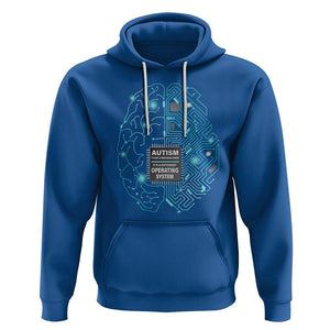 Autism Awareness Hoodie It's Not A Processing Error It's A Different Operating System Autistic TS09 Royal Blue Printyourwear