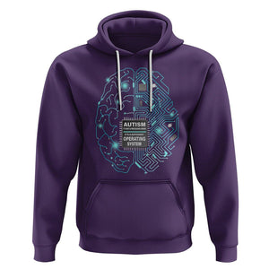 Autism Awareness Hoodie It's Not A Processing Error It's A Different Operating System Autistic TS09 Purple Printyourwear