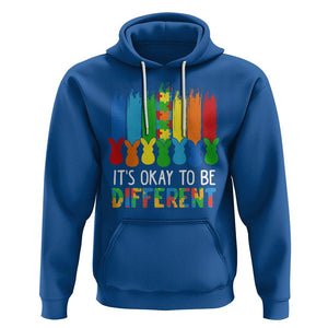 Autism Awareness Hoodie It's OK To Be Different Puzzle Easter Bunny TS09 Royal Blue Printyourwear