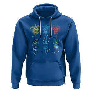 Autism Awareness Hoodie It's Ok To Be Different Sea Turtle TS09 Royal Blue Printyourwear