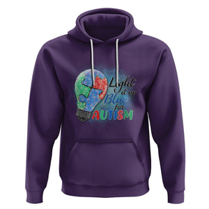 Autism Awareness Hoodie Light Up Blue Include Love Support TS02 Purple Printyourwear