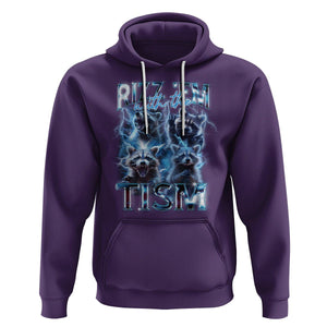 Autism Awareness Hoodie Rizz Em With The Tism Funny Meme Autistic Raccoon TS09 Purple Printyourwear