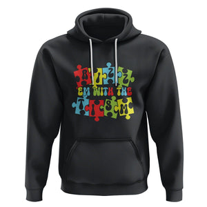 Autism Awareness Hoodie Rizz'em With The Tism Autistic TS09 Black Printyourwear