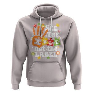 Autism Awareness Hoodie See The Able Not The Label TS09 Ice Gray Printyourwear