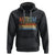 Autism Awareness Month Hoodie In April We Wear Blue Retro Vintage Puzzle Piece TS01 Black Printyourwear