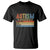 Autism Awareness Month T Shirt In April We Wear Blue Retro Vintage Puzzle Piece TS01 Black Printyourwear