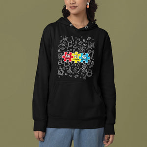 Autism Awareness Puzzle Periodic Table Autistic Hoodie TS09 Printyourwear