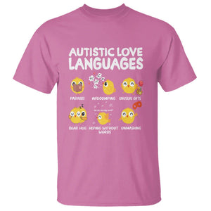 Autism Awareness T Shirt Autistic Love Languages Cute Chick TS09 Azalea Printyourwear