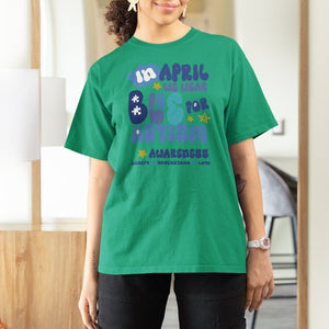 Autism Awareness T Shirt For Women In April We Wear Blue Accept Understand Love TS01 Irish Green Printyourwear