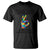 Autism Awareness T Shirt It's Ok To Be Different Acceptance Spectrum Puzzle Piece TS02 Black Printyourwear