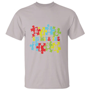 Autism Awareness T Shirt Rizz'em With The Tism Autistic TS09 Ice Gray Printyourwear