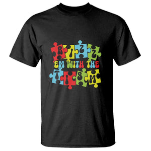 Autism Awareness T Shirt Rizz'em With The Tism Autistic TS09 Black Printyourwear