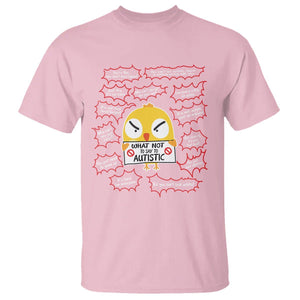 Autism Awareness T Shirt What Not To Say To Autistic People Cute Chick TS09 Light Pink Printyourwear