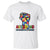 Autism Dad T Shirt His Fight is My Fight Jigsaw Puzzle Raised Fist TS01 White Printyourwear