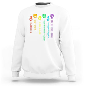 Autism Definition Sweatshirt Always Unique Totally Interesting Sometimes Mysterious TS01 White Printyourwear