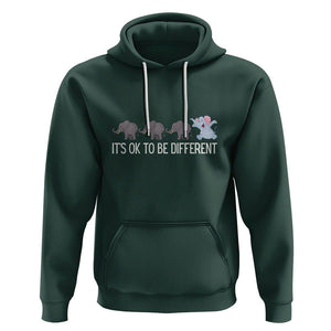 Autism It's Ok To Be Different Elephant Shirt Funny Elephant Hoodie TS01 Dark Forest Green Printyourwear