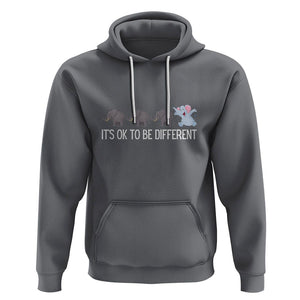 Autism It's Ok To Be Different Elephant Shirt Funny Elephant Hoodie TS01 Charcoal Printyourwear