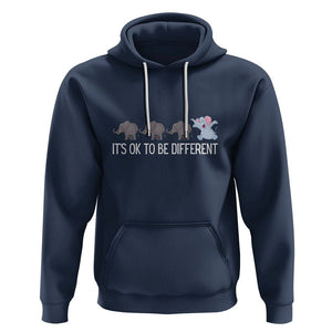 Autism It's Ok To Be Different Elephant Shirt Funny Elephant Hoodie TS01 Navy Printyourwear