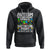 Autism Mom Hoodie It Doesn't Come With A Manual It Comes With A Mother Who Never Gives Up TS01 Black Printyourwear