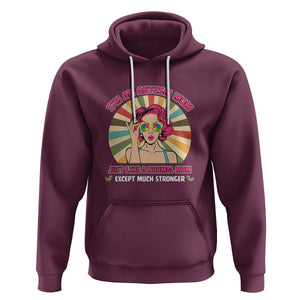 Autism Mom Hoodie Just Like A Normal Mom Except Much Stronger Love Support Autistic Kids TS02 Maroon Printyourwear