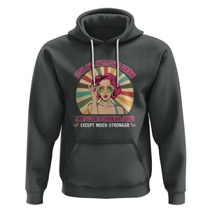 Autism Mom Hoodie Just Like A Normal Mom Except Much Stronger Love Support Autistic Kids TS02 Dark Heather Printyourwear