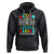 Autism Mom Hoodie Some People Look Up to Heroes I'm Raising Mine Messy Bun Mother TS01 Black Printyourwear