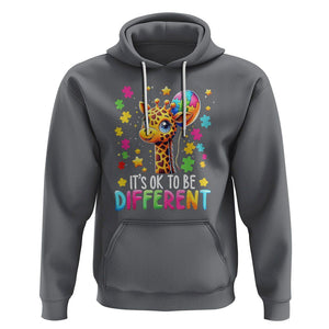 Autism Month Hoodie It's Ok To Be Different Cute Jigsaw Puzzle Balloon TS01 Charcoal Printyourwear