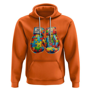 Autism Support Hoodie Her Fight is My Fight Jigsaw Puzzle Boxing Gloves TS01 Orange Printyourwear