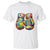 Autism Support T Shirt Her Fight is My Fight Jigsaw Puzzle Boxing Gloves TS01 White Printyourwear