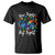 Autism Support T Shirt Her Fight Is My FightRainbow Infinity With Feather Butterflies TS01 Black Printyourwear