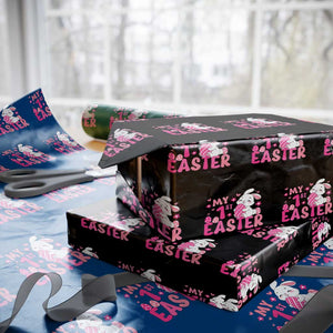 Baby First Easter Wrapping Paper Roll Cute Newborn Gift Bunny Rabbit TS10 Black Print Your Wear