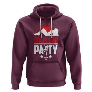 Bachelor Party Hoodie Bachelor Party TS02 Maroon Printyourwear