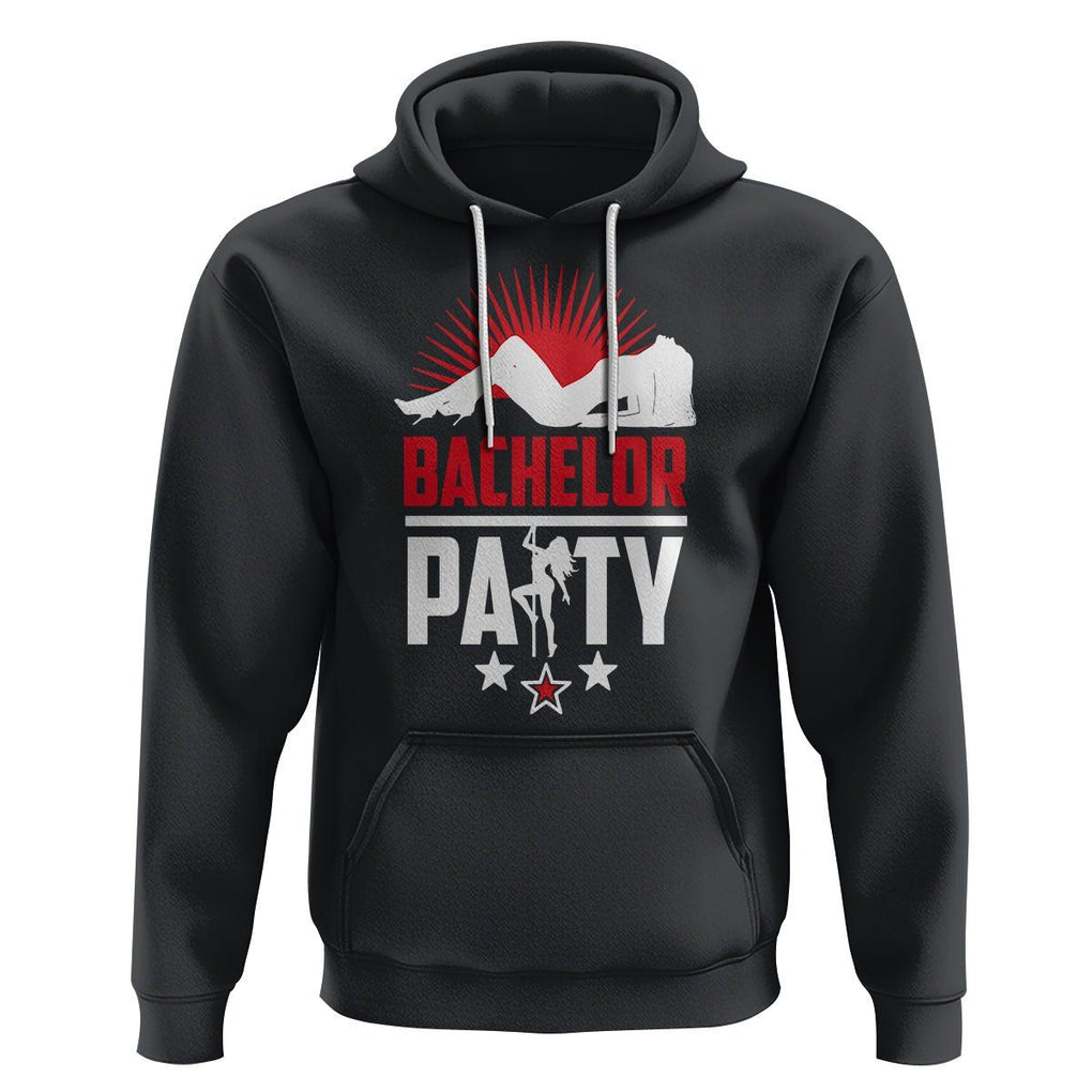 Bachelor Party Hoodie Bachelor Party TS02 Black Printyourwear