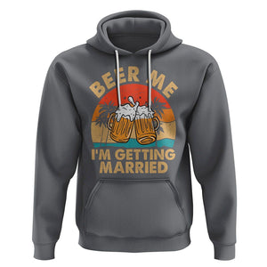 Bachelor Party Hoodie Beer Me I'm Getting Married TS02 Charcoal Printyourwear