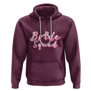 Bachelor Party Hoodie Bride Squad TS02 Maroon Printyourwear